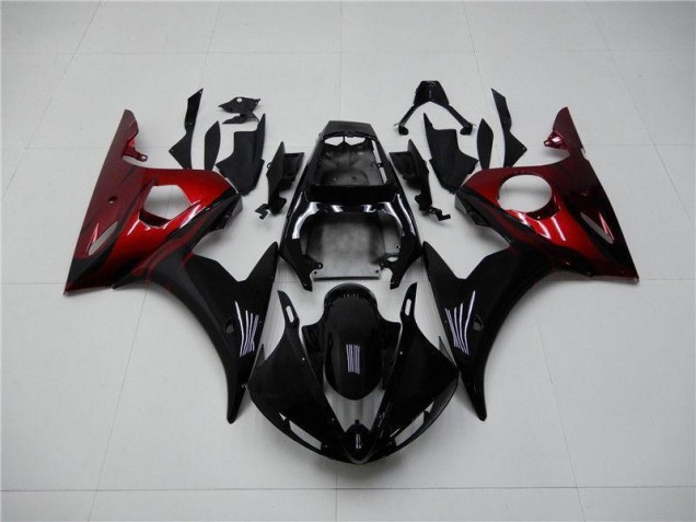 Cheapest 2003-2005 Black Red Yamaha YZF R6 Motorcycle Replacement Fairings Canada Cheapest 2003-2005 Black Red Yamaha YZF R6 Motorcycle Replacement Fairings Canada