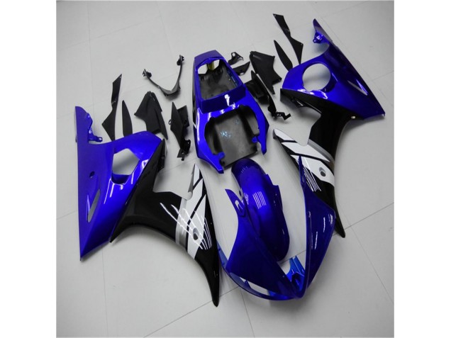 Cheapest 2003-2005 Blue White Black Yamaha YZF R6 Motorcycle Fairings Kit Canada Cheapest 2003-2005 Blue White Black Yamaha YZF R6 Motorcycle Fairings Kit Canada