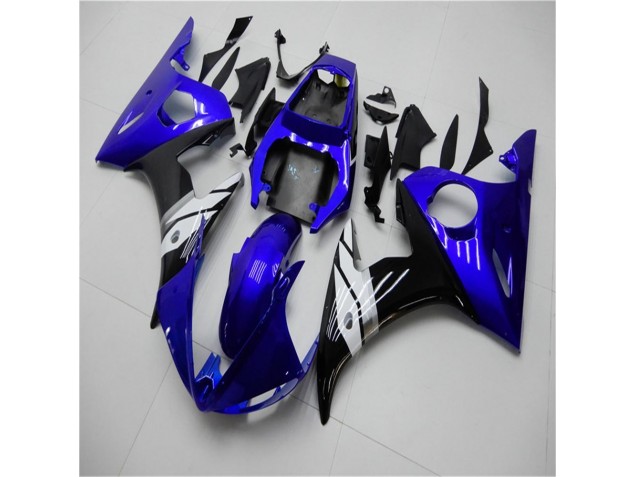Cheapest 2003-2005 Blue White Black Yamaha YZF R6 Motorcycle Fairings Kit Canada Cheapest 2003-2005 Blue White Black Yamaha YZF R6 Motorcycle Fairings Kit Canada