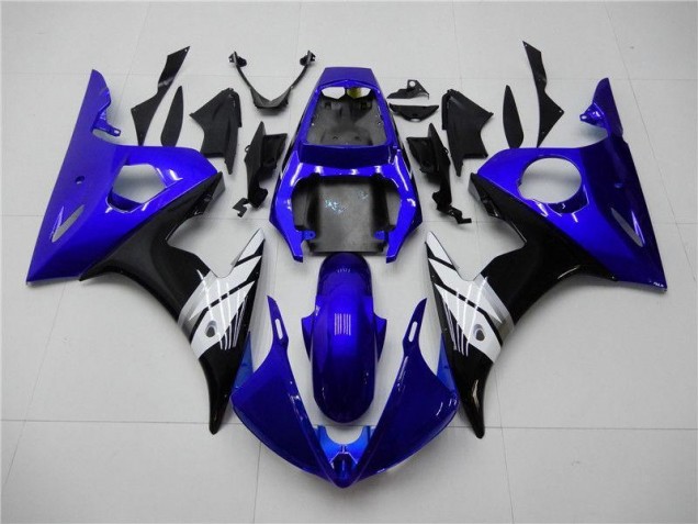 Cheapest 2003-2005 Blue White Black Yamaha YZF R6 Motorcycle Fairings Kit Canada Cheapest 2003-2005 Blue White Black Yamaha YZF R6 Motorcycle Fairings Kit Canada