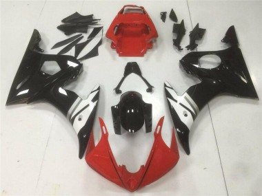 Cheapest 2003-2005 Red Black White Yamaha YZF R6 Motorbike Fairings Canada