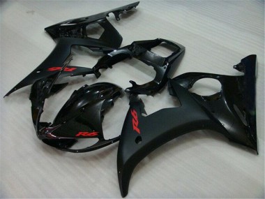 Cheapest 2003-2005 Black Yamaha YZF R6 Replacement Motorcycle Fairings Canada