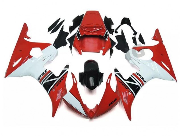 Cheapest 2003-2005 Red White Black Yamaha YZF R6 Motorcycle Fairings Kits Canada Cheapest 2003-2005 Red White Black Yamaha YZF R6 Motorcycle Fairings Kits Canada
