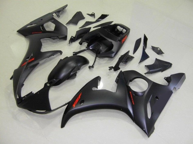 Cheapest 2003-2005 Matte Black Red Decals Yamaha YZF R6 Motorbike Fairing Canada Cheapest 2003-2005 Matte Black Red Decals Yamaha YZF R6 Motorbike Fairing Canada