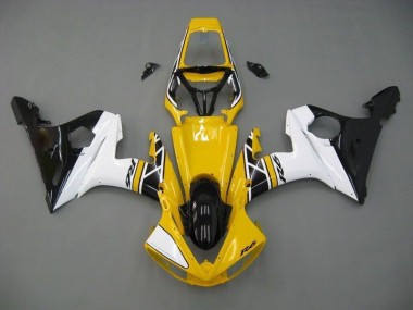 Cheapest 2003-2005 Yellow White Black Yamaha YZF R6 Moto Fairings Canada