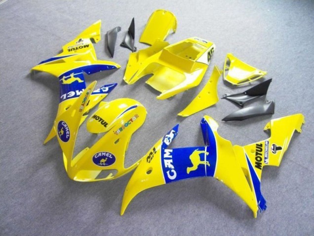 Cheapest 2003-2005 Yellow Blue Motul Camel Yamaha YZF R6 Bike Fairings Canada Cheapest 2003-2005 Yellow Blue Motul Camel Yamaha YZF R6 Bike Fairings Canada