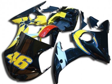 Cheapest 2003-2005 Number 46 Yamaha YZF R6 Bike Fairing Kit Canada