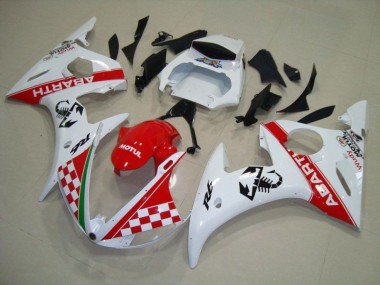 Cheapest 2003-2005 Red White Yamaha YZF R6 Motorbike Fairing Kits & Bodywork Canada