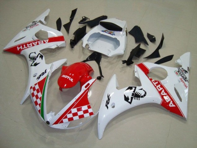 Cheapest 2003-2005 Red White Yamaha YZF R6 Motorbike Fairing Kits & Bodywork Canada Cheapest 2003-2005 Red White Yamaha YZF R6 Motorbike Fairing Kits & Bodywork Canada