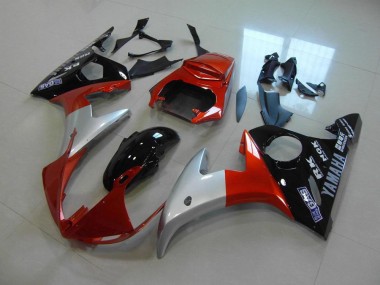 Cheapest 2003-2005 Orange Silver Black Yamaha YZF R6 Bike Fairings Canada