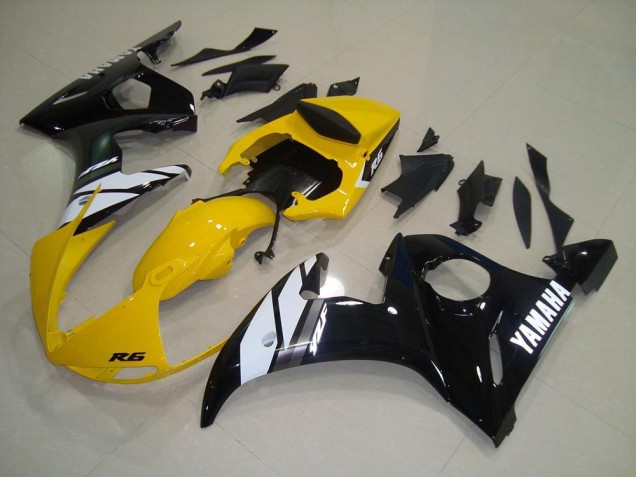 Cheapest 2003-2005 Yellow Black Yamaha YZF R6 Motorbike Fairings Canada Cheapest 2003-2005 Yellow Black Yamaha YZF R6 Motorbike Fairings Canada