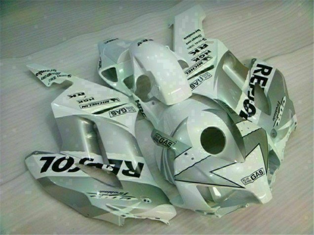 Cheapest 2004-2005 White Silver Repsol Honda CBR1000RR Motorcyle Fairings Canada