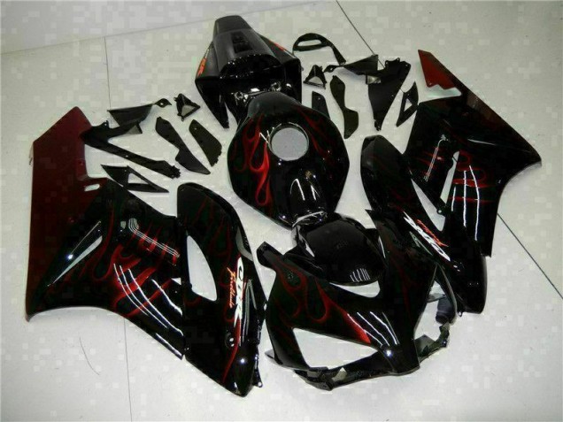 Cheapest 2004-2005 Red Flame Black Honda CBR1000RR Replacement Fairings Canada Cheapest 2004-2005 Red Flame Black Honda CBR1000RR Replacement Fairings Canada