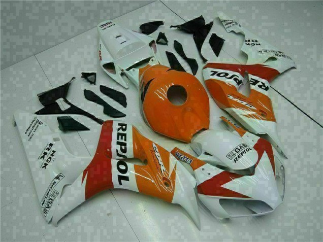 Cheapest 2004-2005 Orange White Repsol Honda CBR1000RR Motorbike Fairing Canada