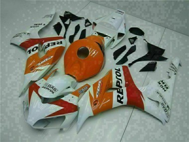 Cheapest 2004-2005 Orange White Repsol Honda CBR1000RR Motorbike Fairing Canada