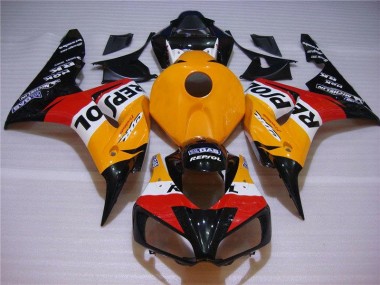 Cheapest 2004-2005 Orange Black Repsol Honda CBR1000RR Motorcycle Fairings Kits Canada