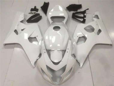 Cheapest 2004-2005 Glossy White Suzuki GSXR 600/750 Moto Fairings Canada