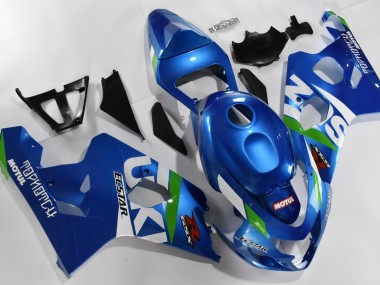 Cheapest 2004-2005 Blue White Suzuki GSXR 600/750 Motorcylce Fairings Canada