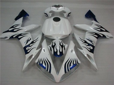 Cheapest 2004-2006 White Blue Flame Yamaha YZF R1 Replacement Fairings Canada