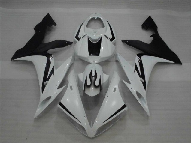 Cheapest 2004-2006 White Black Flame Yamaha YZF R1 Motor Fairings Canada Cheapest 2004-2006 White Black Flame Yamaha YZF R1 Motor Fairings Canada