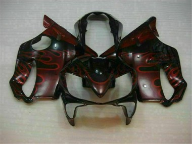 Cheapest 2004-2007 Red Flame Honda CBR600 F4i Bike Fairings Canada