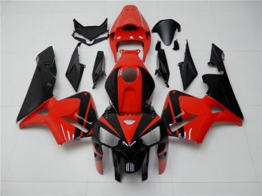 Cheapest 2005-2006 Red Black Honda CBR600RR Motorbike Fairing & Bodywork Canada