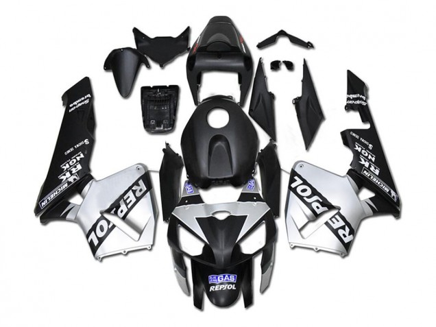 Cheapest 2005-2006 Silver Repsol Black Honda CBR600RR Bike Fairings Canada Cheapest 2005-2006 Silver Repsol Black Honda CBR600RR Bike Fairings Canada