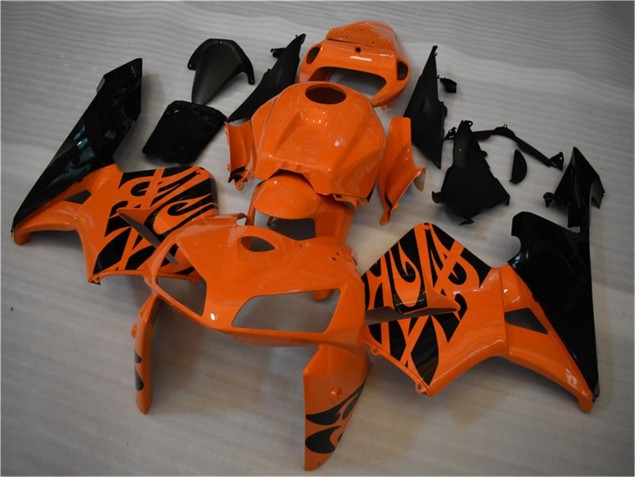 Cheapest 2005-2006 Orange Black Honda CBR600RR Motorbike Fairing Canada