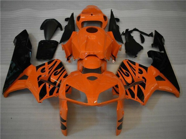 Cheapest 2005-2006 Orange Black Honda CBR600RR Motorbike Fairing Canada