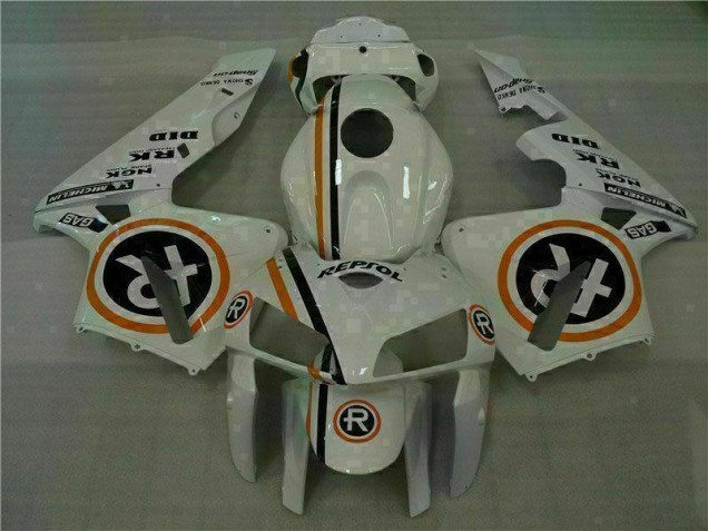 Cheapest 2005-2006 White Repsol Honda CBR600RR Motorcycle Bodywork Canada