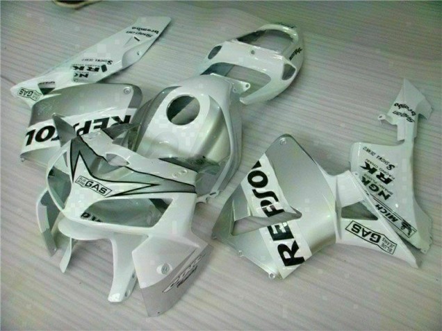 Cheapest 2005-2006 White Repsol Honda CBR600RR Motorbike Fairing Kits Canada