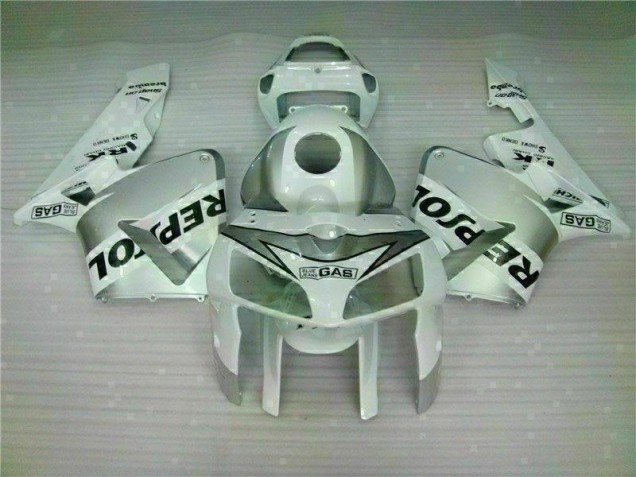 Cheapest 2005-2006 White Repsol Honda CBR600RR Motorbike Fairing Kits Canada