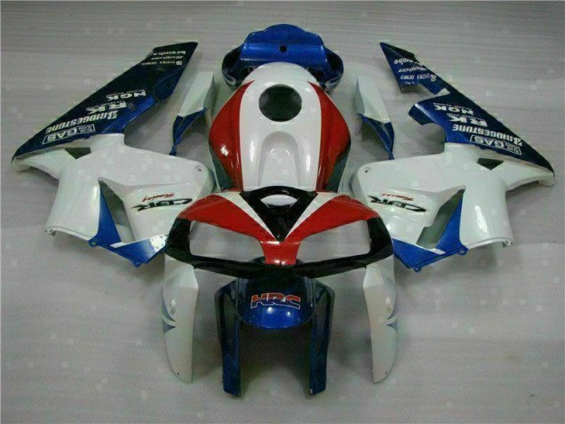 Cheapest 2005-2006 White Blue Honda CBR600RR Moto Fairings Canada