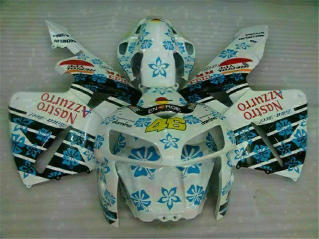 Cheapest 2005-2006 White Blue Nastro Azzurro 46 Honda CBR600RR Motorcycle Fairing Canada