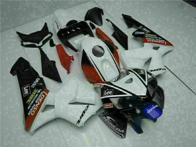 Cheapest 2005-2006 White Red Black Lee Honda CBR600RR Motorbike Fairing Canada Cheapest 2005-2006 White Red Black Lee Honda CBR600RR Motorbike Fairing Canada