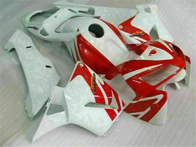 Cheapest 2005-2006 Red White Honda CBR600RR Motor Fairings Canada Cheapest 2005-2006 Red White Honda CBR600RR Motor Fairings Canada