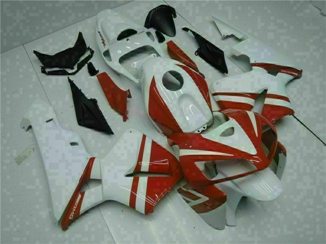 Cheapest 2005-2006 White Red Honda CBR600RR Motorcycle Fairings Canada Cheapest 2005-2006 White Red Honda CBR600RR Motorcycle Fairings Canada