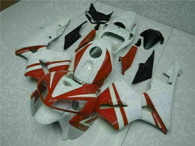 Cheapest 2005-2006 White Red Honda CBR600RR Motorcycle Fairings Canada Cheapest 2005-2006 White Red Honda CBR600RR Motorcycle Fairings Canada