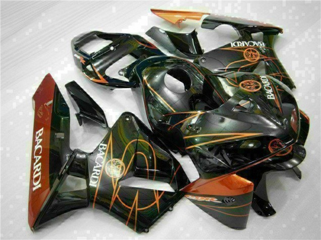 Cheapest 2005-2006 Black Orange BACARDI Honda CBR600RR Motorcycle Fairing Canada