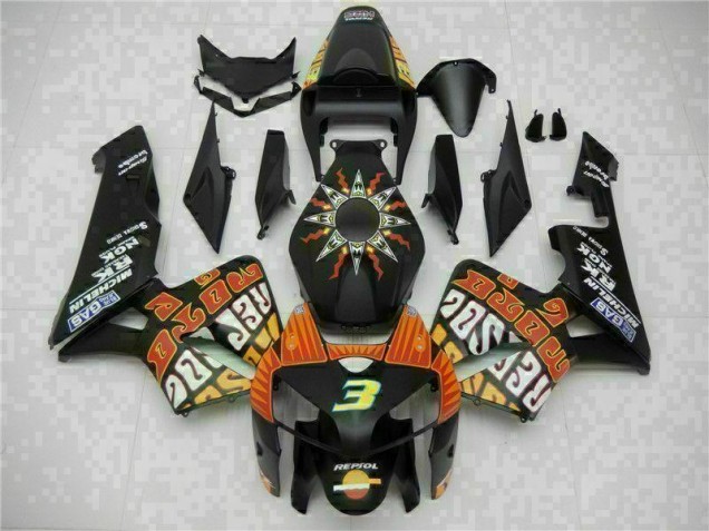 Cheapest 2005-2006 Black Honda CBR600RR Motorbike Fairing Canada