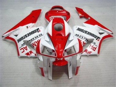 Cheapest 2005-2006 Red White Honda CBR600RR Bike Fairings Canada