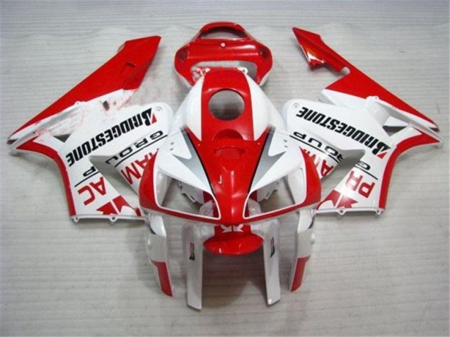 Cheapest 2005-2006 Red White Honda CBR600RR Bike Fairings Canada