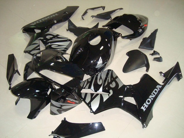 Cheapest 2005-2006 Black White Flame Honda CBR600RR Bike Fairing Canada Cheapest 2005-2006 Black White Flame Honda CBR600RR Bike Fairing Canada