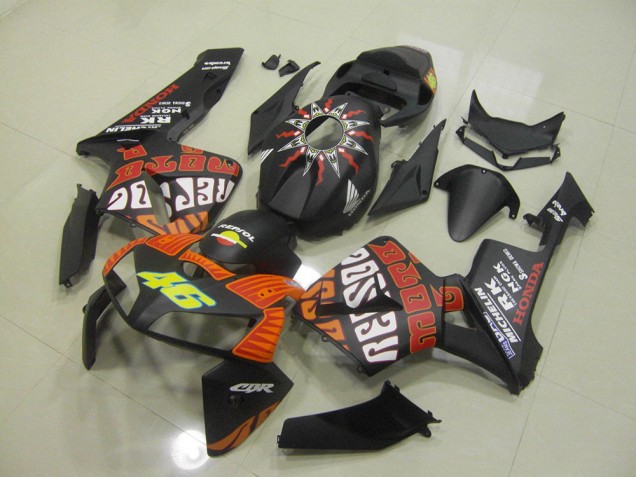 Cheapest 2005-2006 Matte Black Rossi Honda CBR600RR Motorbike Fairing Canada