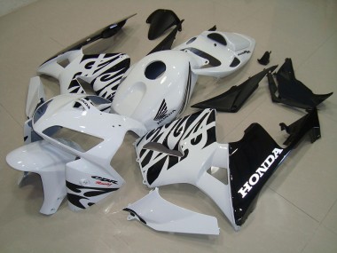 Cheapest 2005-2006 White Black Honda CBR600RR Motor Fairings Canada