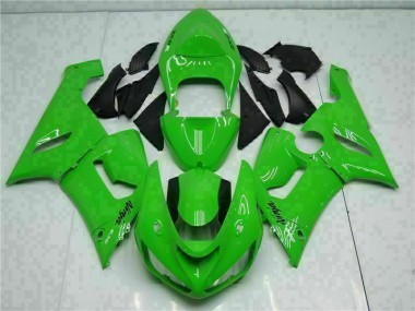Cheapest 2005-2006 Green Kawasaki ZX6R Motorcycle Replacement Fairings Canada