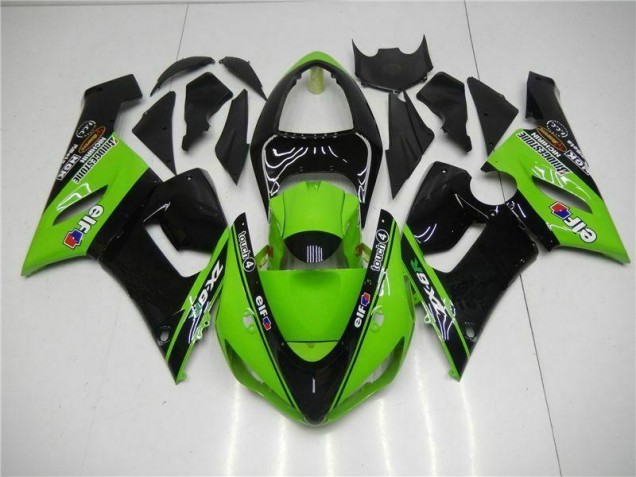 Cheapest 2005-2006 Green Kawasaki ZX6R Motorcycle Fairings Kit Canada Cheapest 2005-2006 Green Kawasaki ZX6R Motorcycle Fairings Kit Canada