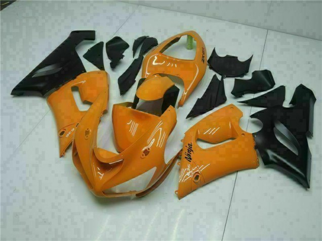 Cheapest 2005-2006 Orange Kawasaki ZX6R Bike Fairing Canada