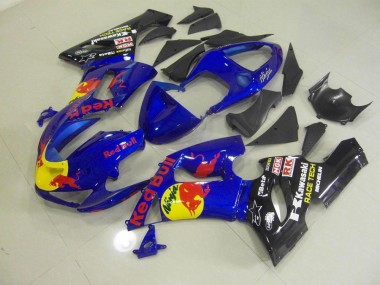 Cheapest 2005-2006 Blue Red Bull Kawasaki ZX6R Motorbike Fairings Canada