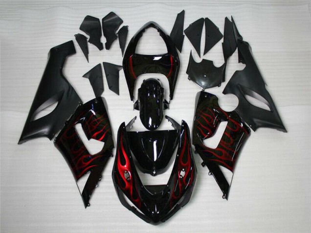 Cheapest 2005-2006 Red Black Kawasaki ZX6R Motor Bike Fairings Canada Cheapest 2005-2006 Red Black Kawasaki ZX6R Motor Bike Fairings Canada